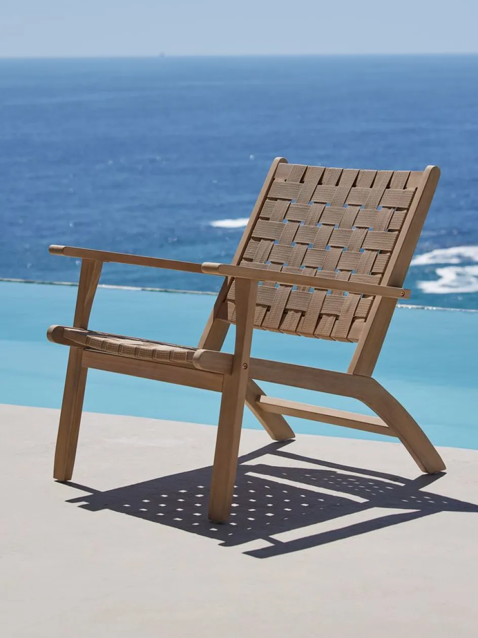 SKARAFauteuil lounge d'extérieur SKARA bois d'acacia massif-JYSK Online