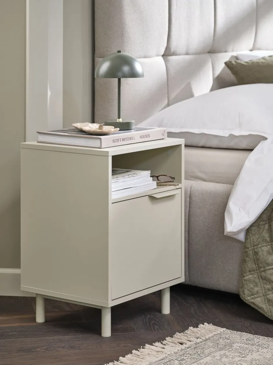 SKAVETable de nuit SKAVE 1 porte beige-JYSK Discount
