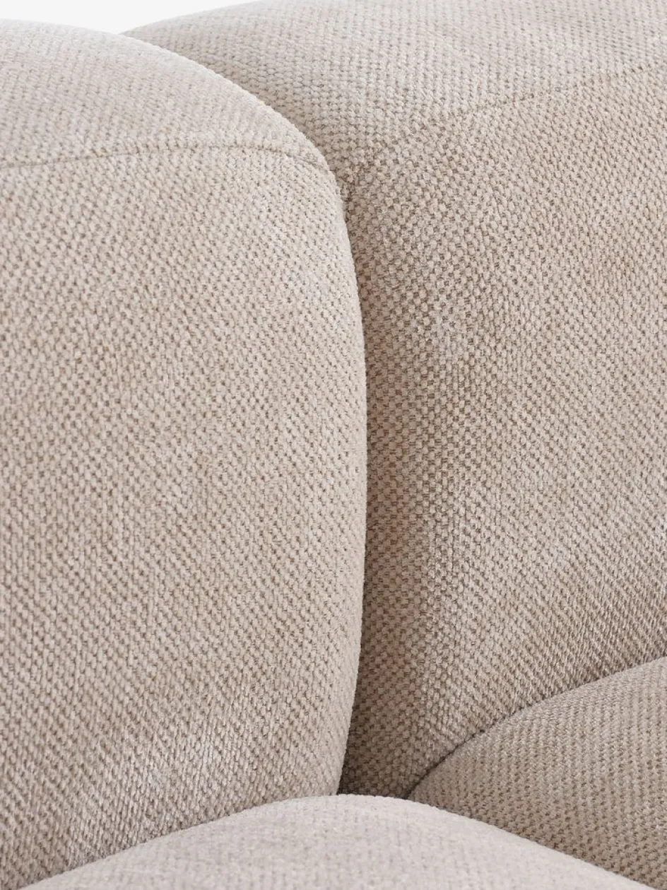 SKEJBYCanapé modulable SKEJBY 3 personnes a/pouf tissu beige-JYSK Best