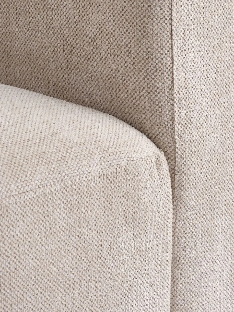 SKEJBYCanapé modulable SKEJBY 3 personnes a/pouf tissu beige-JYSK Best