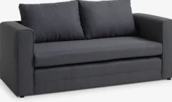 SKILLEBEKKCanapé convertible SKILLEBEKK tissu gris foncé-JYSK Online
