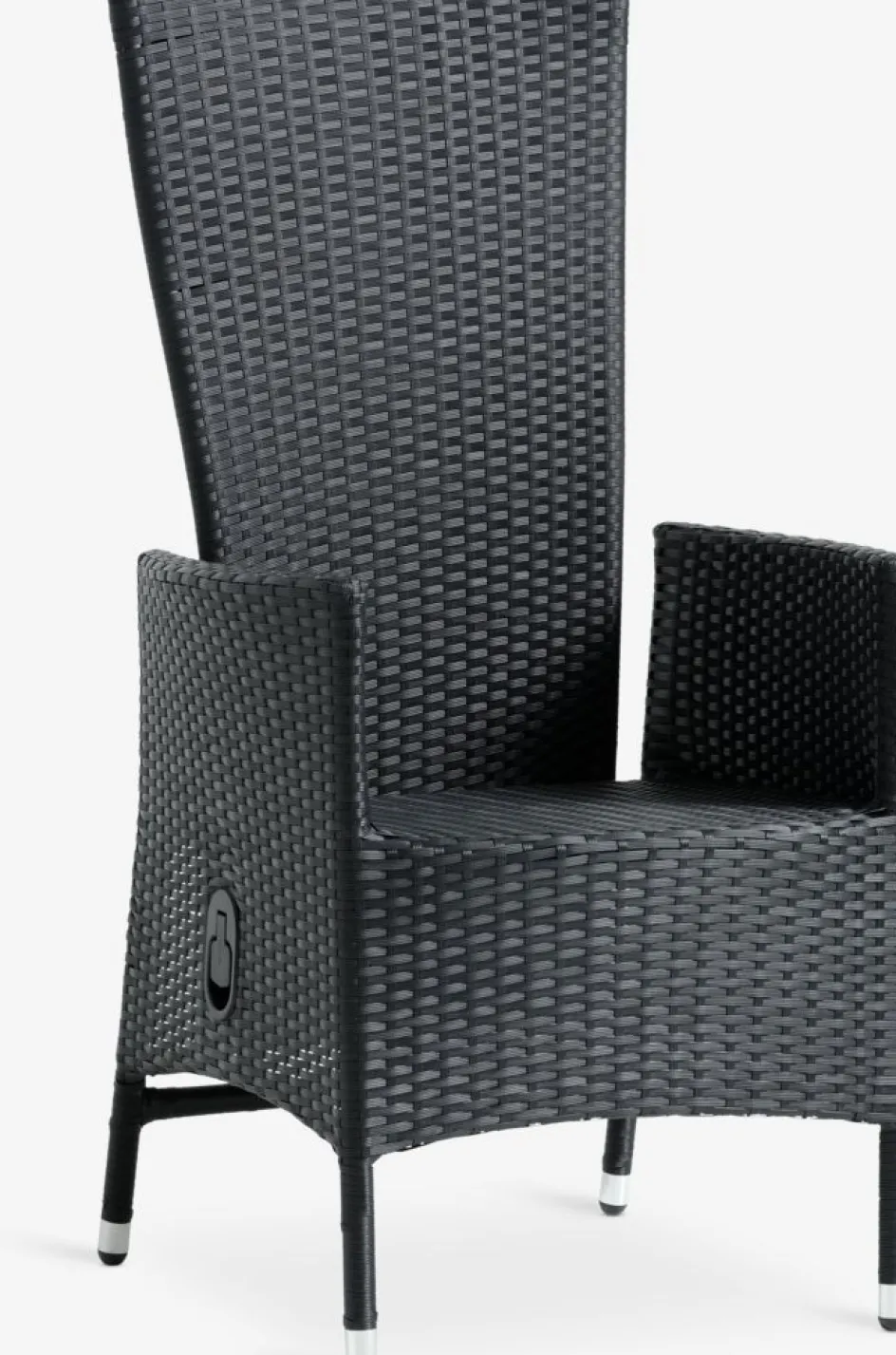 SKIVEChaise inclinable SKIVE noir-JUTLANDIA New