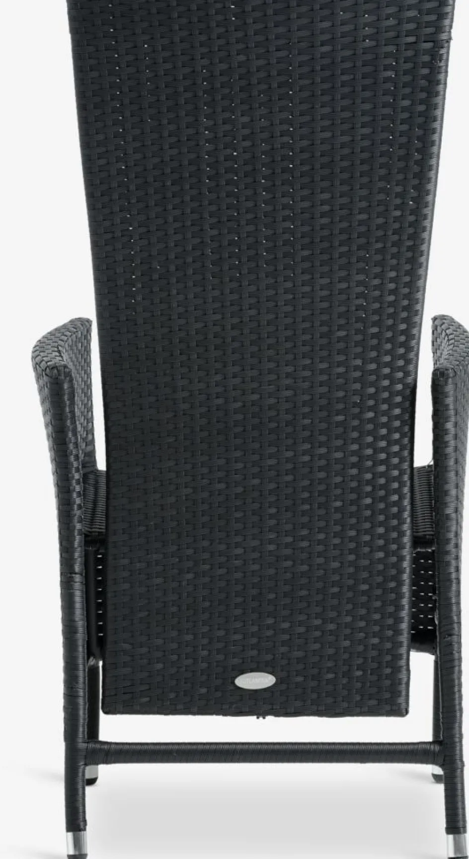 SKIVEChaise inclinable SKIVE noir-JUTLANDIA New