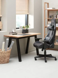 SKOVLUNDEBureau SKOVLUNDE 60x120 chêne naturel/noir-Royal Oak Online