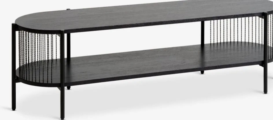 SNESLEVMeuble TV SNESLEV 1 étagère noir-JYSK Clearance