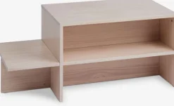 SOLLERUPTable basse SOLLERUP 50x110 a/tablettes pin massif-JYSK Discount