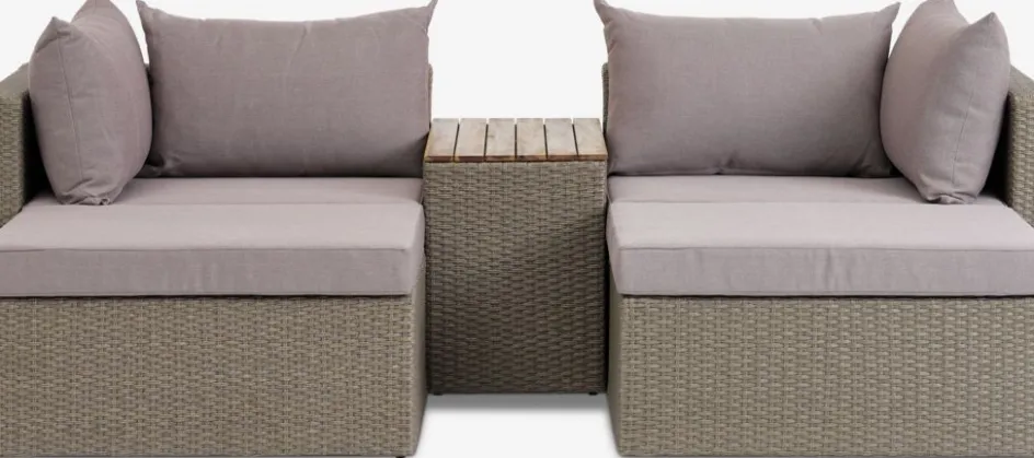 SOLNAEnsemble lounge modulable SOLNA 4 personnes naturel-JYSK Hot