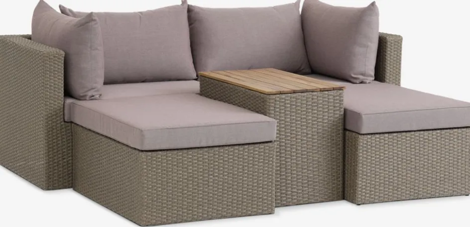 SOLNAEnsemble lounge modulable SOLNA 4 personnes naturel-JYSK Hot