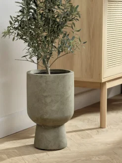 SOLVICache-pot SOLVI Ø25xH40cm vert-JYSK Discount