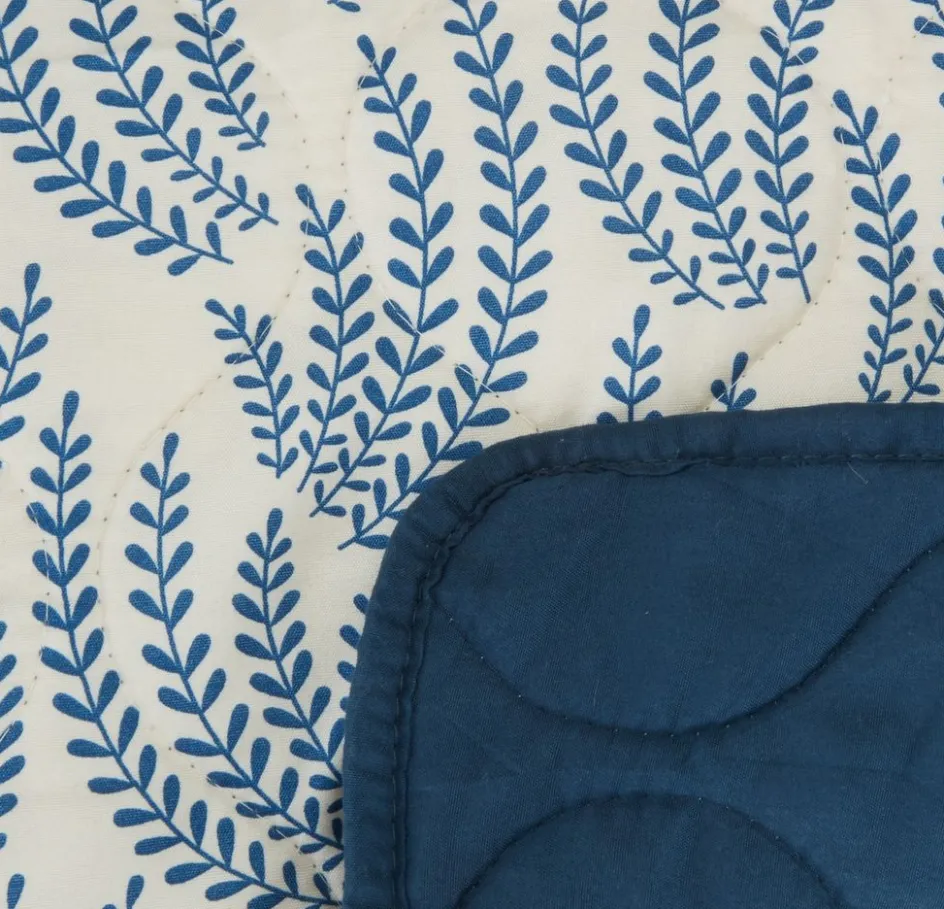 SOMMEREIKCouverture matelassée SOMMEREIK 130x170 bleu/blanc-JYSK New