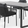 SONNERUP + GILJASONNERUP L215 table + 4 GILJA chaises gris-JUTLANDIA Outlet