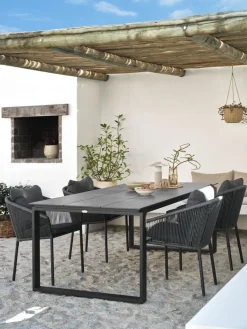 SONNERUP + GILJASONNERUP L215 table + 4 GILJA chaises gris-JUTLANDIA Outlet