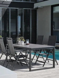 SONNERUP + MYSENSONNERUP L215 table + 4 MYSEN chaises gris-JUTLANDIA Hot