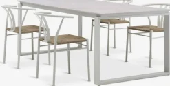 SONNERUP + TAGMARKSONNERUP L215 table + 4 TAGMARK chaises beige-JUTLANDIA Discount