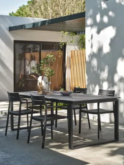 SONNERUPTable de jardin SONNERUP l100xL215 gris-JUTLANDIA Online