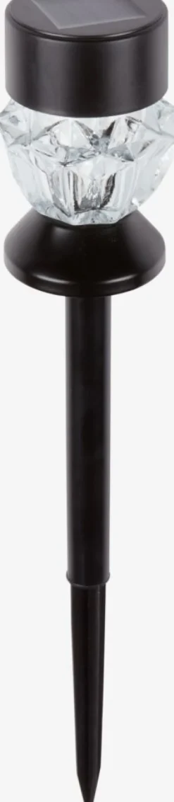 SPLITTERNELampe solaire SPLITTERNE Ø7xH35cm noir-JYSK