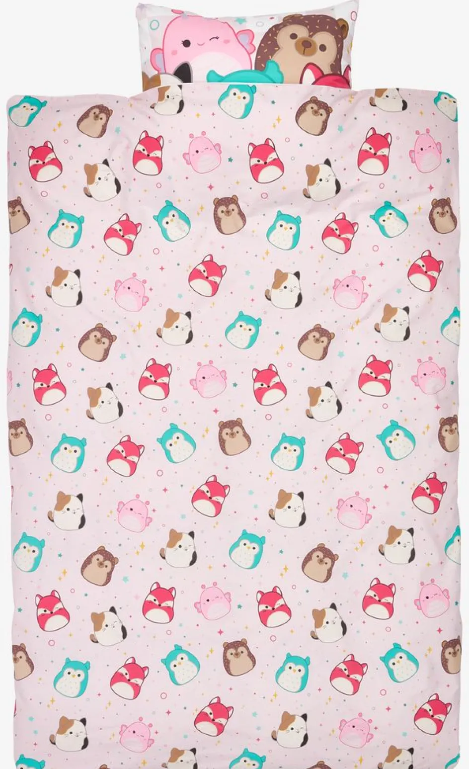 SQUISHMALLOWSParure de lit SQUISHMALLOWS 140x200 rose-JYSK Clearance