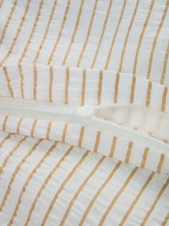 STINNEPlusParure de lit Seersucker STINNE 240x220 blanc/latte-JYSK