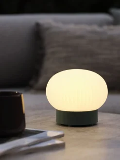 STORFUGLLampe de table rechargeable STORFUGL Ø15xH10cm vert foncé-JYSK Clearance