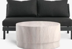 STORLIEN + VOSSEnsemble lounge STORLIEN travertin + VOSS 2 personnes noir-JYSK Hot