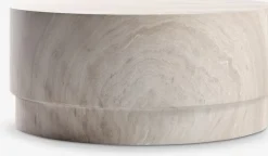 STORLIENTable lounge STORLIEN Ø90xH41 travertin-JYSK Clearance