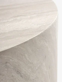 STORLIENTable lounge STORLIEN Ø90xH41 travertin-JYSK Clearance