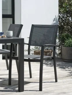 STRANDBYChaise empilable STRANDBY gris-JUTLANDIA Discount