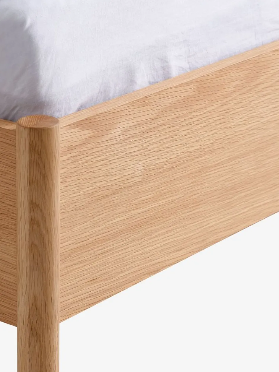 STUBBERUPCadre de lit STUBBERUP 140x200 chêne naturel-Royal Oak