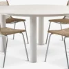 SURNADAL + MIDDAGSBERGETSURNADAL Ø150 table beige + 4 MIDDAGSBERGET chaises-JYSK Hot