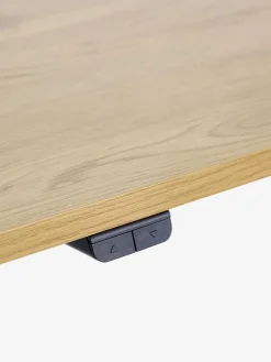 SVANEKEBureau à hauteur réglable SVANEKE 80x160 coloris chêne/noir-JYSK Clearance