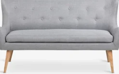 SVELVIKCanapé SVELVIK 2 places tissu gris clair/naturel-JYSK Sale