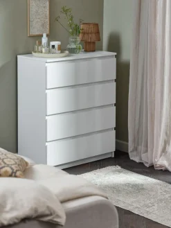 TANGECommode 4 tiroirs TANGE blanc-JYSK