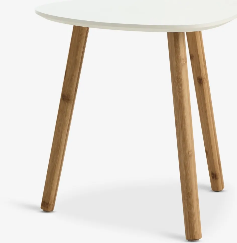 TAPSBout de canapé TAPS 40x40 blanc/bambou-JYSK Hot