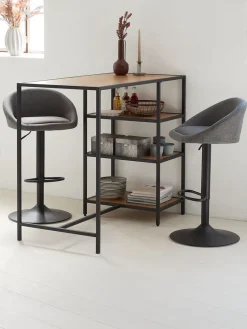 TAULOVChaise de bar TAULOV tissu /noir-JYSK New