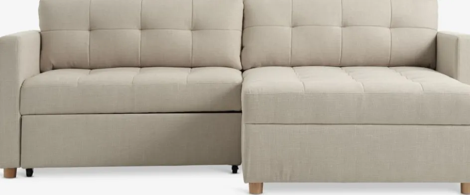 TEGLHUSECanapé convertible méridienne TEGLHUSE tissu beige-JYSK Clearance