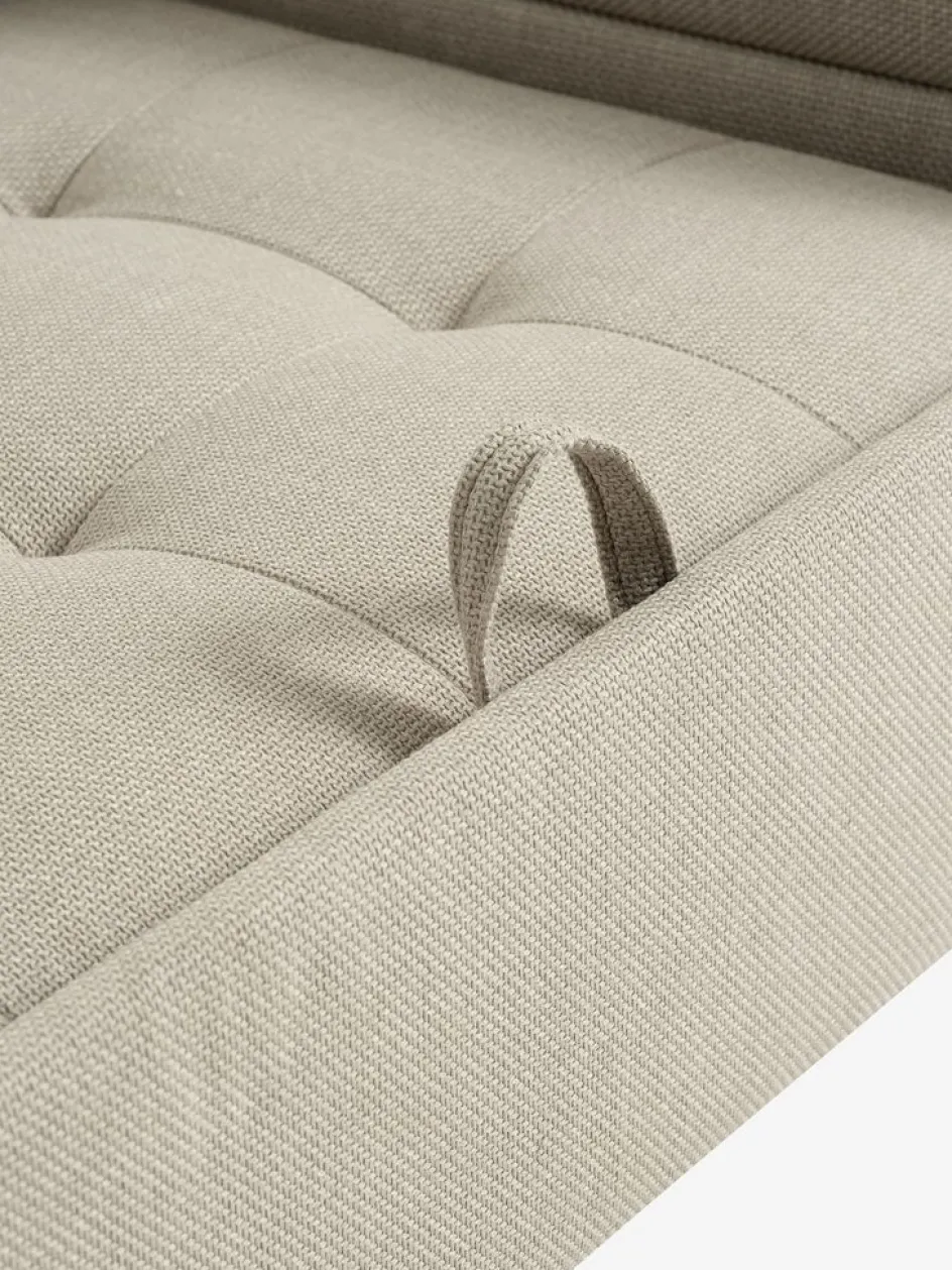 TEGLHUSECanapé convertible méridienne TEGLHUSE tissu beige-JYSK Clearance