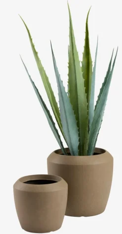 TEISTBac à fleurs TEIST Ø34/25 brun 2pcs/lot-JYSK New