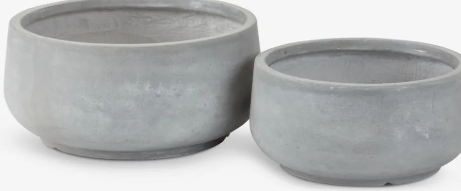 TERASSEBac à fleurs TERASSE Ø44/36 gris 2pcs/lot-JYSK Sale