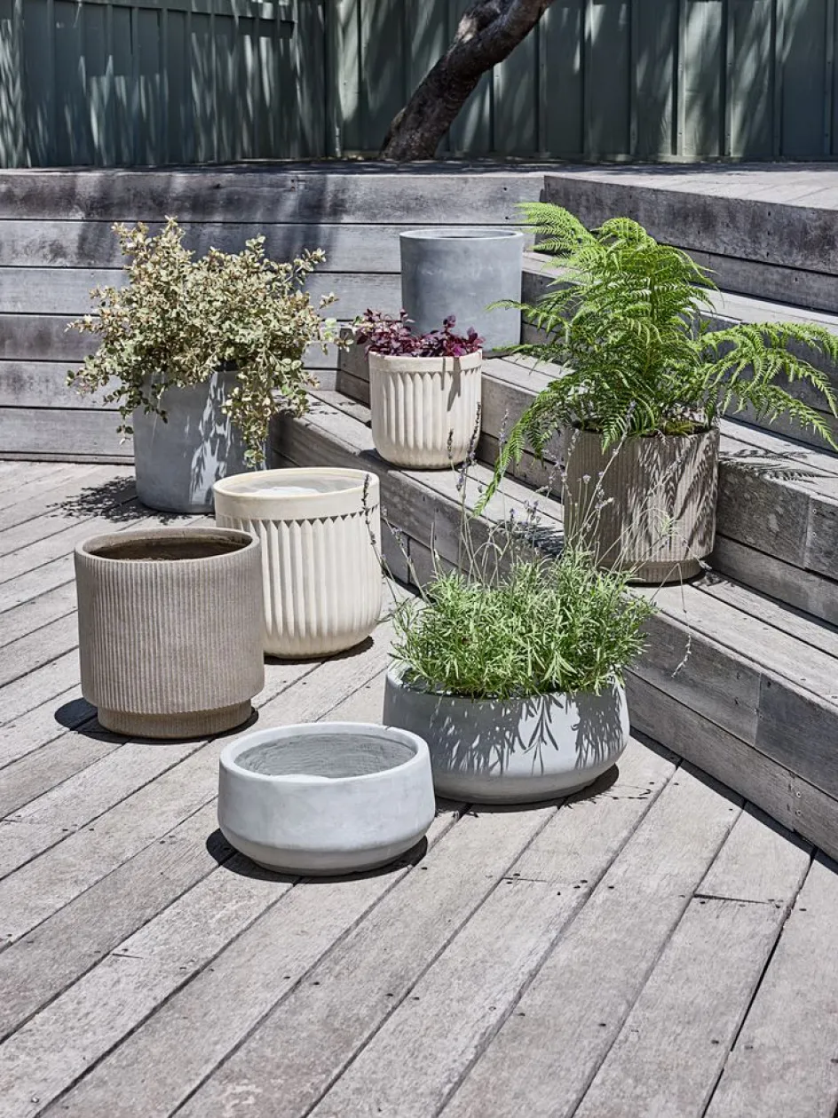 TERASSEBac à fleurs TERASSE Ø44/36 gris 2pcs/lot-JYSK Sale