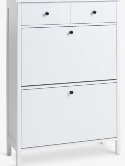 TERPETMeuble à chaussures TERPET 2 compartiments blanc-JYSK Clearance