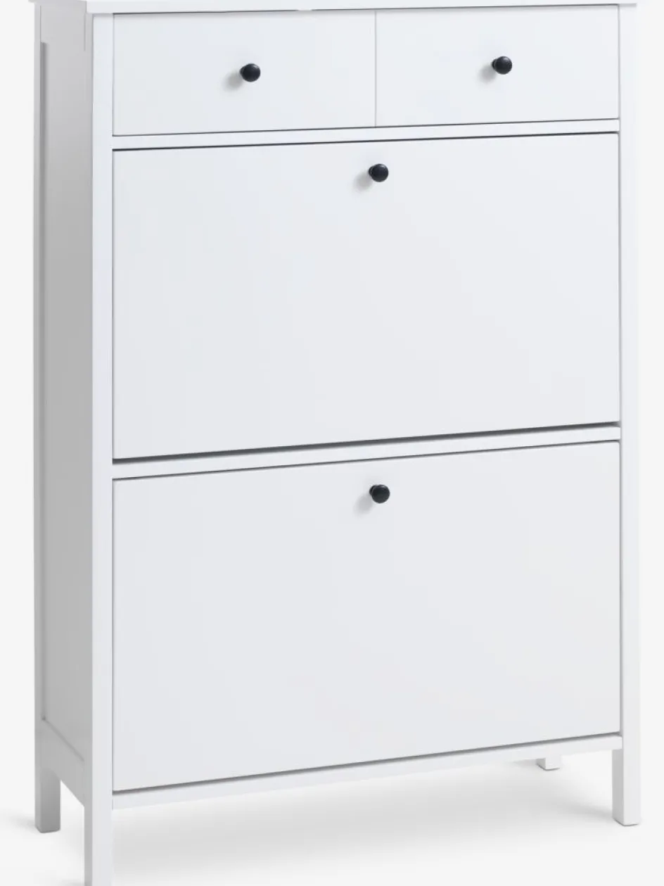 TERPETMeuble à chaussures TERPET 2 compartiments blanc-JYSK Clearance