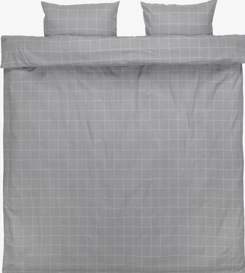 THERESAPlusParure de lit Flanelle THERESA 240x220 gris-JYSK Online