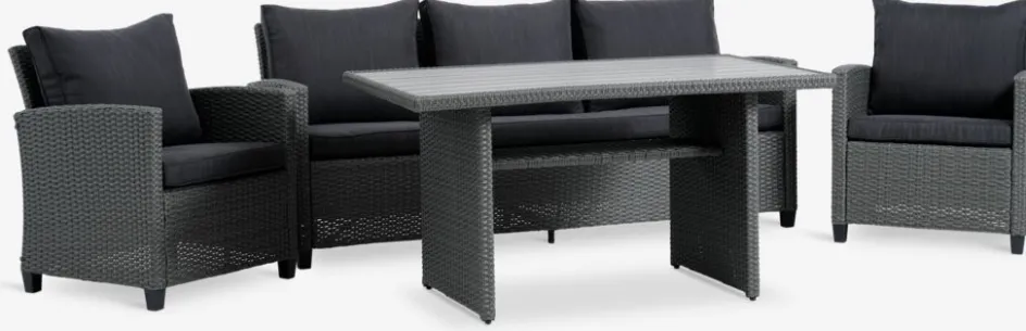 THISEEnsemble lounge THISE 5 personnes gris-JYSK New