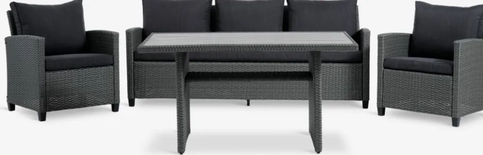 THISEEnsemble lounge THISE 5 personnes gris-JYSK New