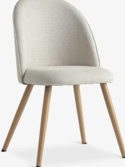 THORUPChaise THORUP tissu beige/coloris chêne naturel-JYSK