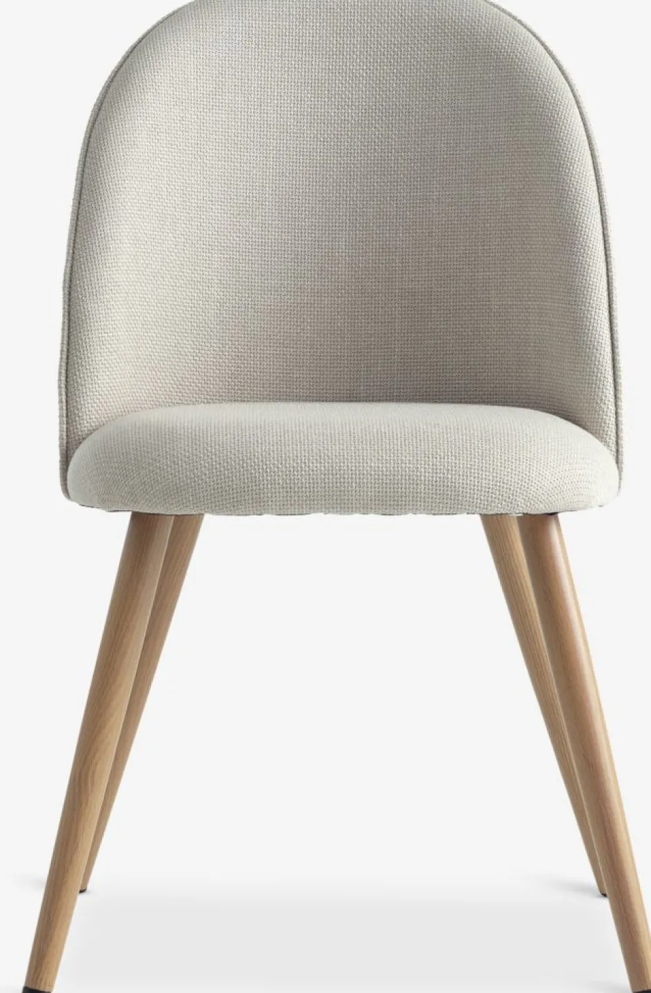 THORUPChaise THORUP tissu beige/coloris chêne naturel-JYSK