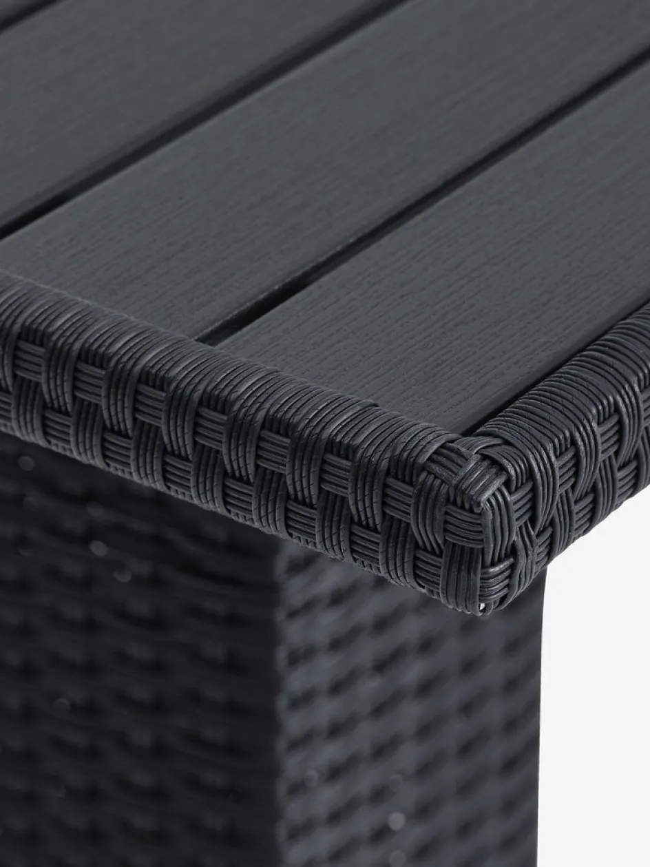 THY + AIDTTHY L60 table + 2 AIDT chaises noir-JYSK Outlet