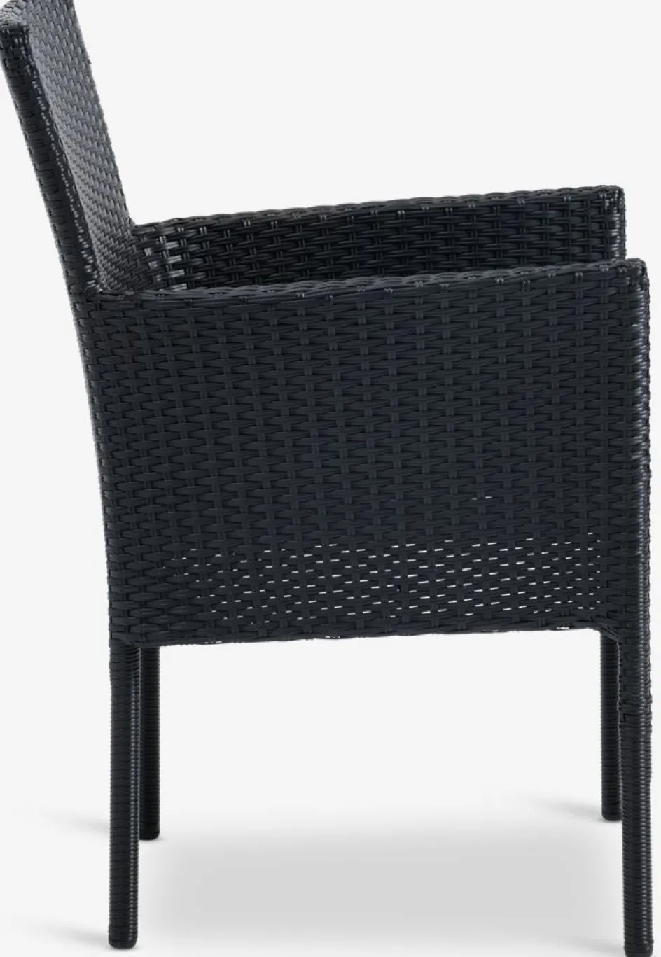 THY + AIDTTHY L60 table + 2 AIDT chaises noir-JYSK Outlet