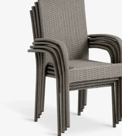 THY + GUDHJEMTHY L60 table + 2 GUDHJEM chaises naturel-JYSK Outlet