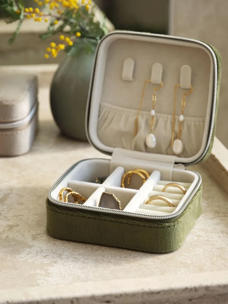 TIDAHOLMBoîte à bijoux TIDAHOLM velours ass.-JYSK Discount